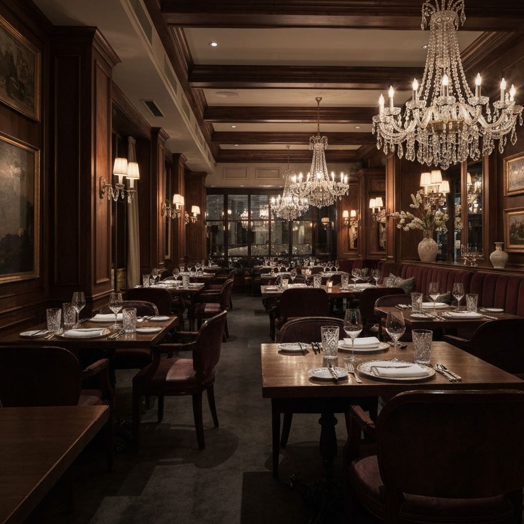 Elegant restaurant interior